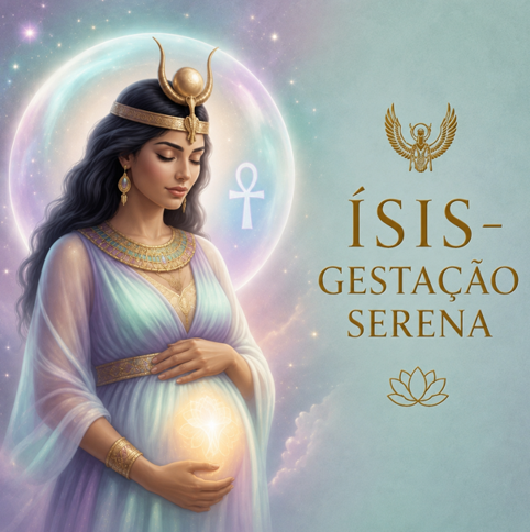 Rótulo do floral Ísis – Gestação Serena