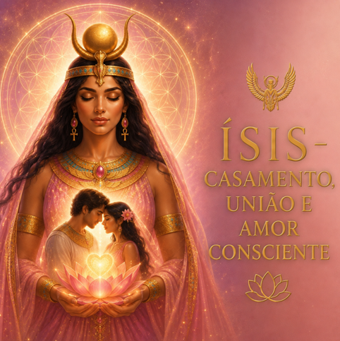 Rótulo do floral Ísis – Casamento, União e Amor Consciente