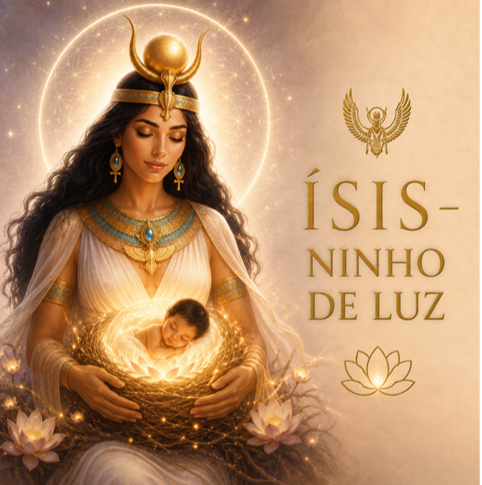 Rótulo do floral Ísis – Ninho de Luz